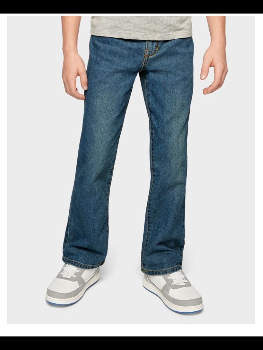 The Children's Place Boys' Blue Jeans Bootcut 12 Slim NWT